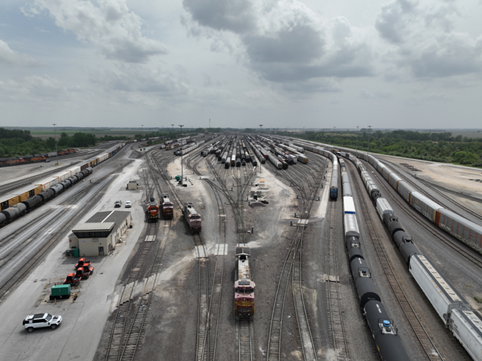 The Galesburg classification yard
