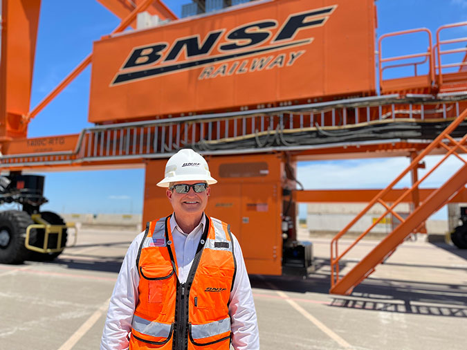 BNSF Terminal Manager Larry Howe